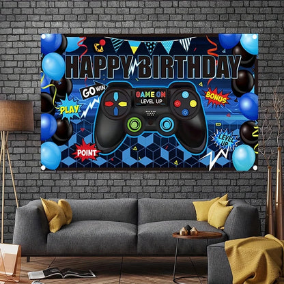 Video Game Background Party Game Themed Party props Video game Party Wall decoration supplies Party decoration supplies