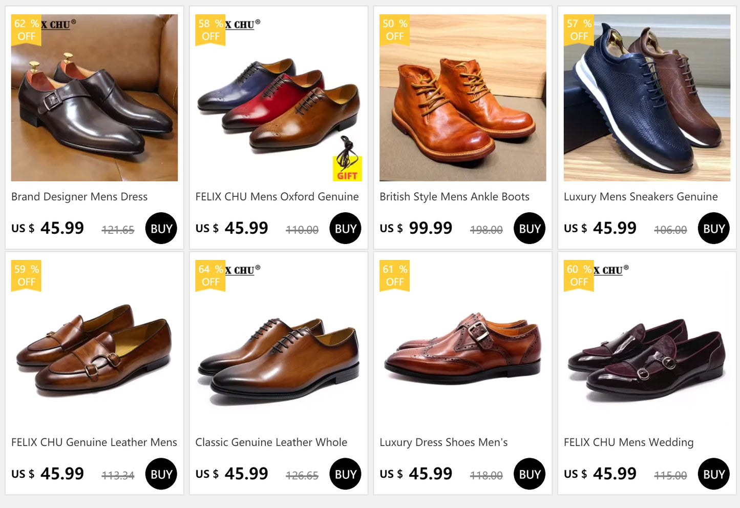 Men's Classic Lace-Up Oxfords Genuine Leather Luxury Office Shoes Solid Cap Toe Wedding Party Formal Dress Footwear for Men