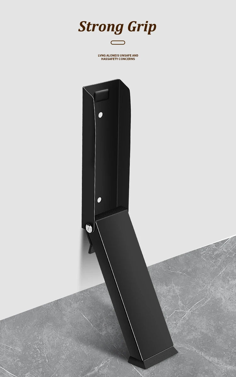 Stainless Steel Windproof Door Stopper Anti-collision Home Magnet Door Stapper Self Adhesive Door Anti-Slip Holder Doormat