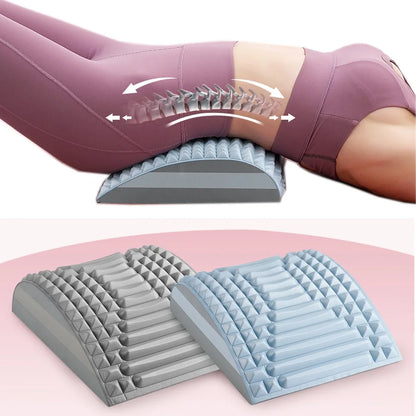 Neck & Back Stretcher Back Neck Cracker for Lower Back Pain Relief Refresh Back Stretcher Waist Relaxation Yoga Stretcher