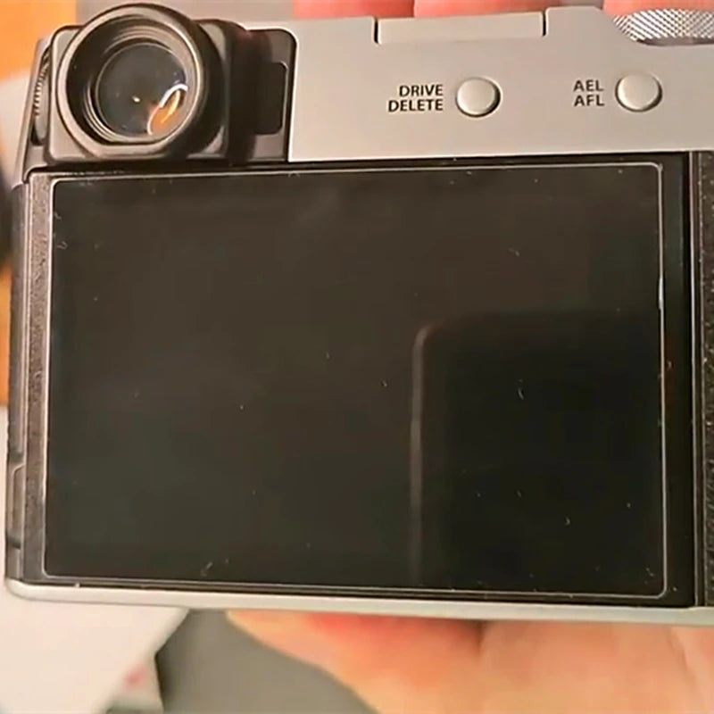 Glass Screen Protectors for Fujifilm X100VI X100V Display LCD / EVF Viewfinder