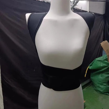 Magnetic Therapy Back Posture Corrector With Adjustable Shoulder Support For Sitting Posture Correction Breathable And Shaping