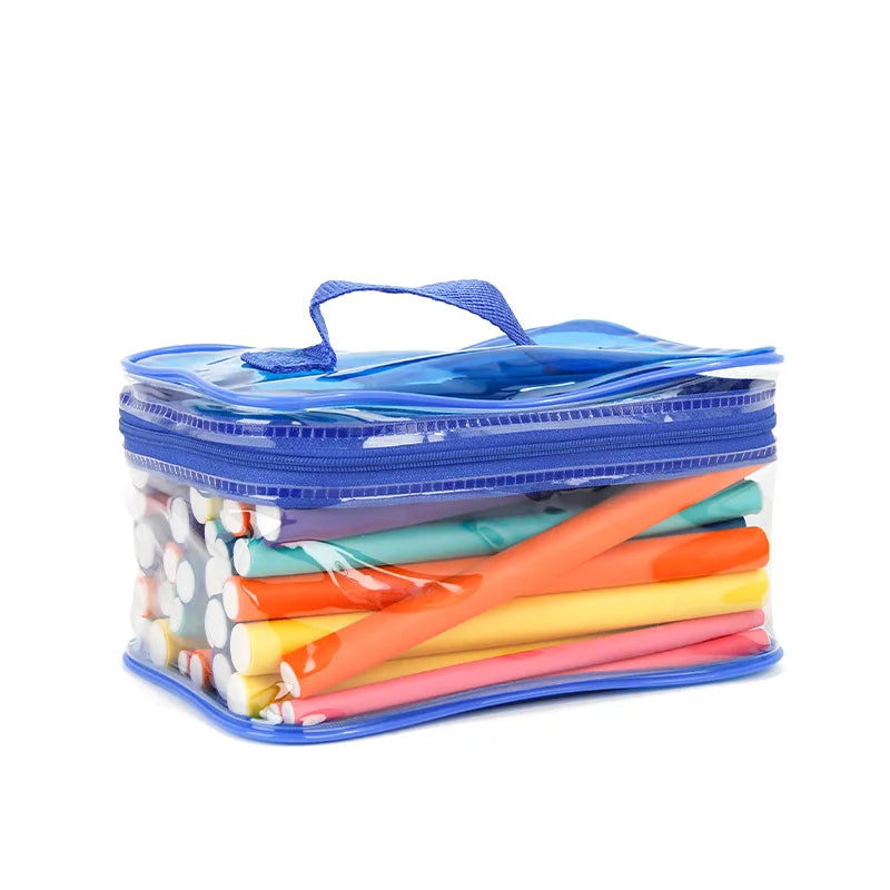 42pcs Flexible Hair Curling Rod Hair Curler Makers Soft Foam Bendy Twist Curls Flexi Rollers Styling Tools Hair Roller No Heat