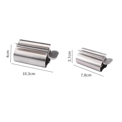 Stainless Steel Toothpaste Squeezers Manual Metal Toothpaste Dispenser Face Creams Rolling Press Bathroom Accessories