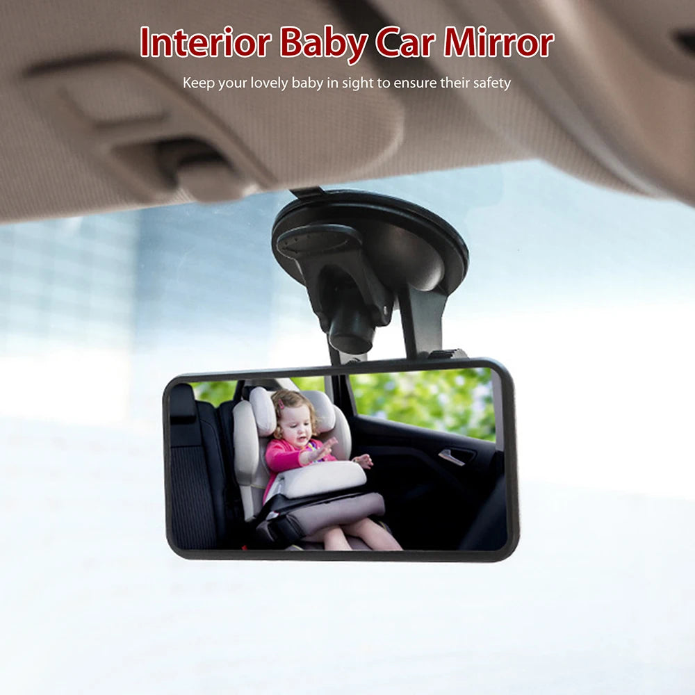 Baby Car Mirror Adjustable Car Interior Rear View Mirror, Universal Shatterproof Child Observation Mirror for Car Truck SUV
