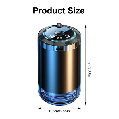 Rechargeable Car Air Diffuser Fragrance Humidifier Aroma Car Air Freshener Long Lasting Odor Eliminator Removing