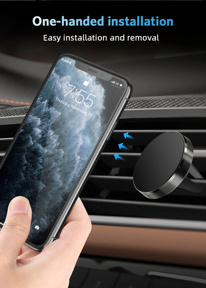 Universal Magnetic Car Phone Holder Stand in Car for All phone for iPhone Xiaomi Magnet Air Vent Mount Mobile Phone Support GPS