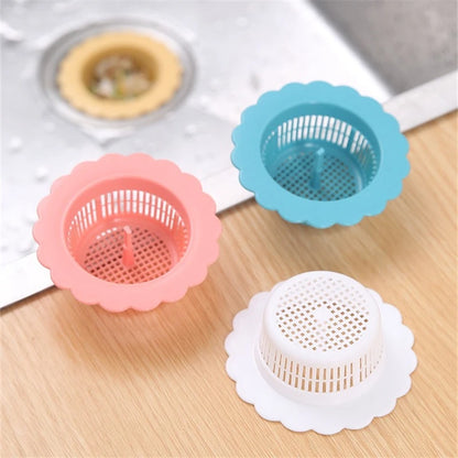 PP Kitchen Sink Strainers Plastic Dishwashers Grids Bathroom  Anti-clogging Leak Screen Small Compact Household Floor Drain Tool