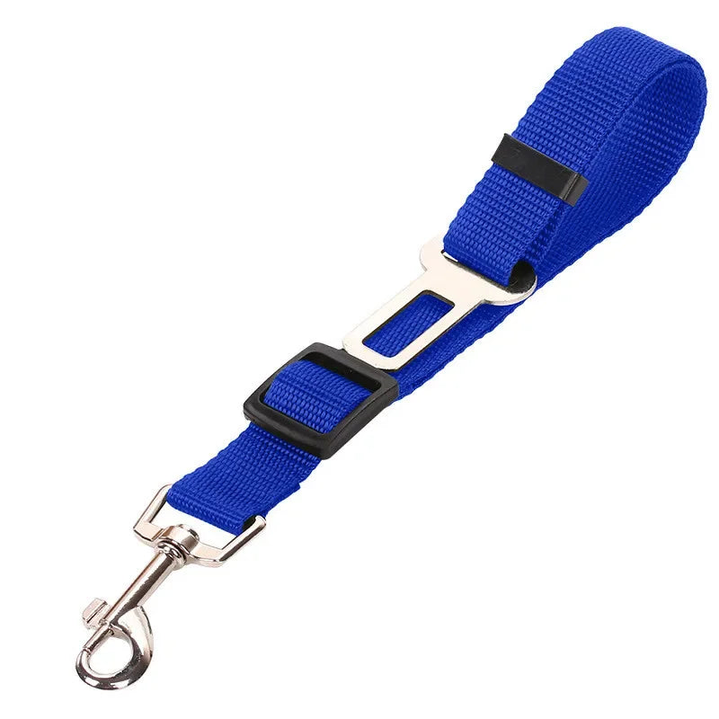 Adjustable Pet Cat Dog Car Seat Belt Pet Seat Vehicle Dog Harness Lead Clip Safety Lever Traction Dog Collars Dogs Accessoires