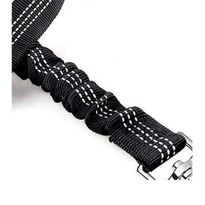Dog Car Seat Belt Nylon Retractable Buffer Elastic Reflective Safety Traction Rope Dog Leash Harness Dog Outdoor Supplies