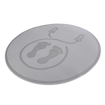 Y67A-2X Jump Rope Mat Shock Absorption And Sound Insulation Household Mute Mat Indoor Outdoor Fitness Sports Yoga Mat,Black