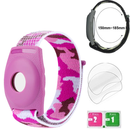 Silicone Steel Clip Compatible with Apple AirTag - Protective Silicone Clip for Tracker Protect Keychain Silicone Cover