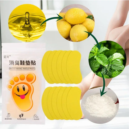 12/60pcs Shoes Deodorant Sticker Deodorant Foot Odor Deodorants Sneaker Smell Fresh Deodorant Insole Sterilization Sticker
