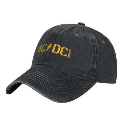 Classic AC Shook Me DC Baseball Cap Men Women Distressed Denim Snapback Hat  Outdoor Summer Gift Hats Cap