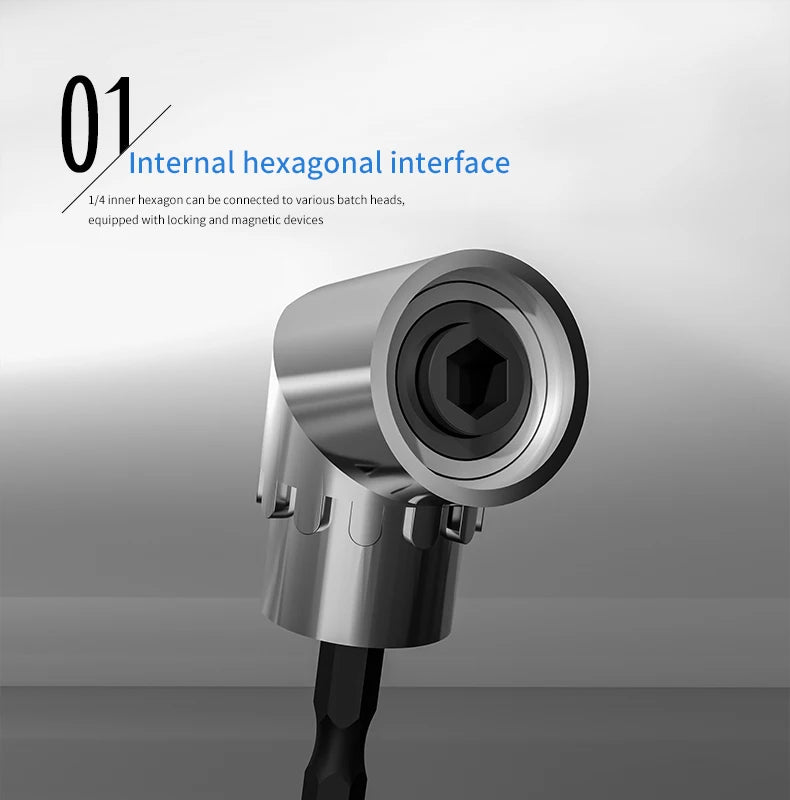 Tool Accessories Screwdriver Head 105 Degree Bend Device Electric Drill Accessories Accessories Extension Parts for Electric