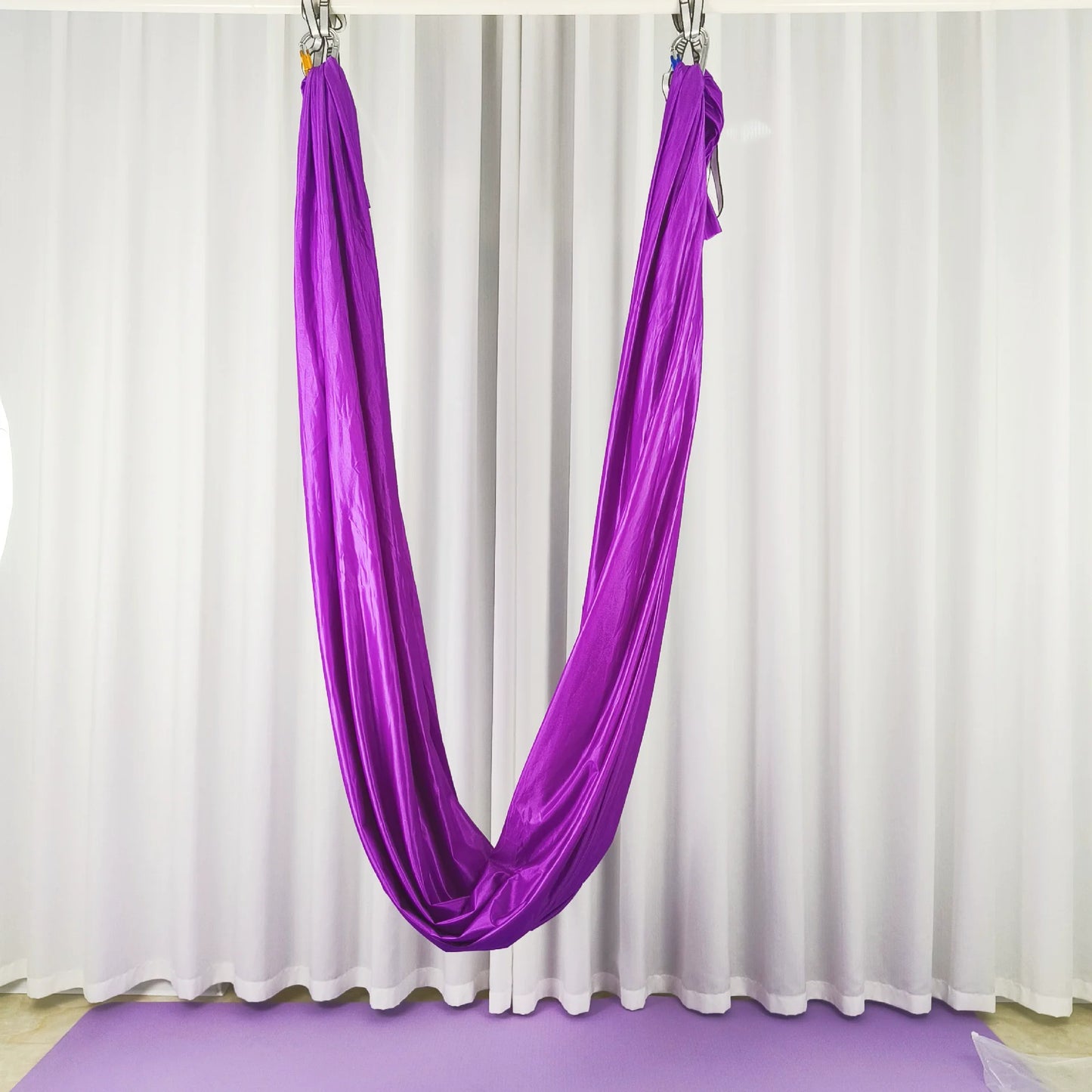 5*2.8M Elastic Aerial Yoga Hammock Flying Swing Latest Multifunction Anti-gravity Yoga Belts for yoga training Yoga belt