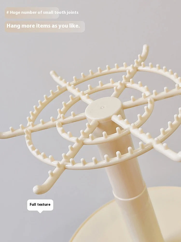 Labubu Pendant Display Box Rotating Transparent Labubu Doll Handmade Blind Box Storage Display Stand Decorative Ornament Gifts