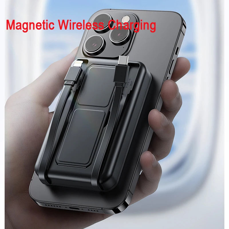 Magnetic Power Bank 20000mAh Magsafe 15W Wireless Charger Portable Auxiliary Battery 22.5W fast charging powerbank for all phone