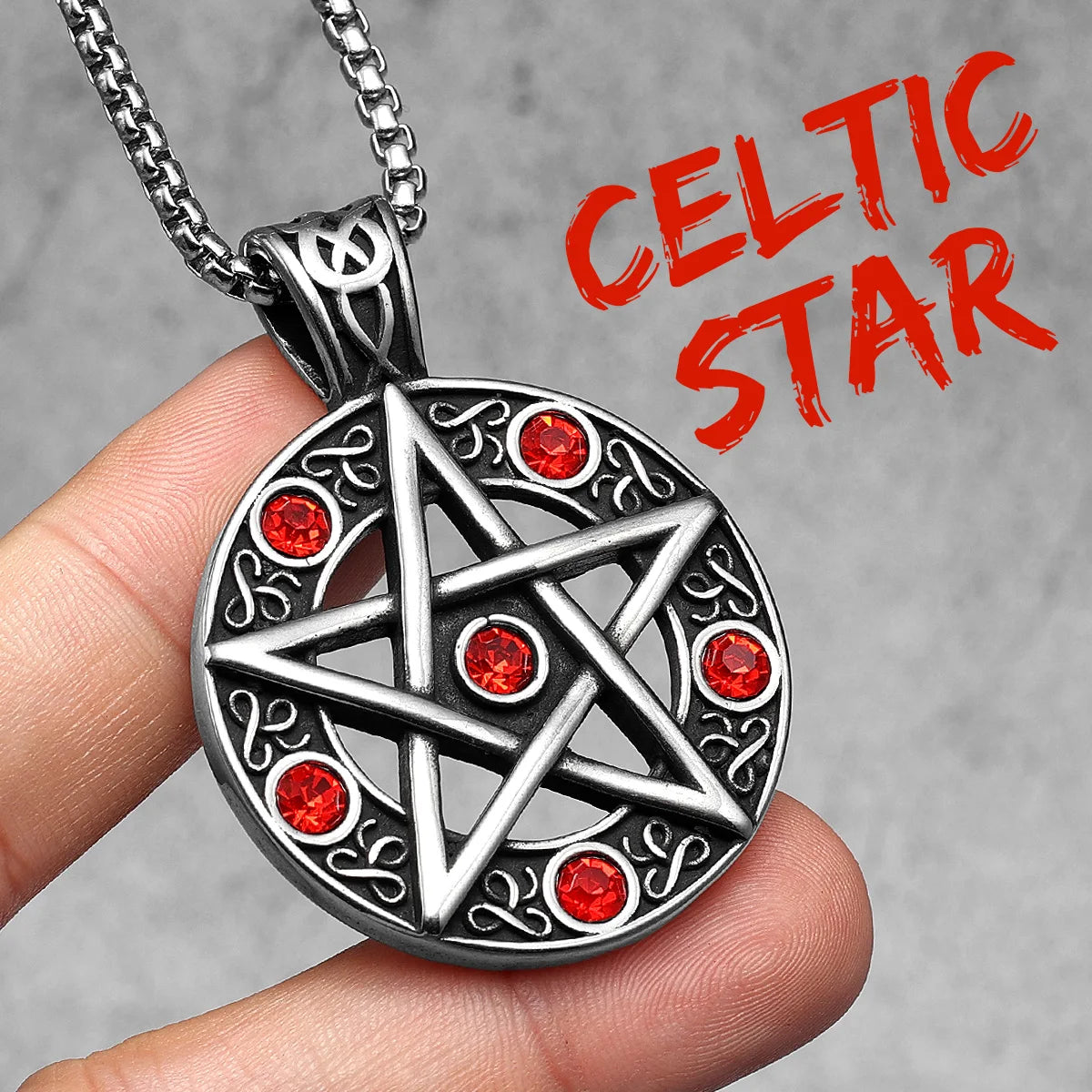 Salomon Masonic Star of David Stainless Steel Men Necklaces Pendant Chain Punk New in For Women Fashion Jewelry Gifts Wholesale