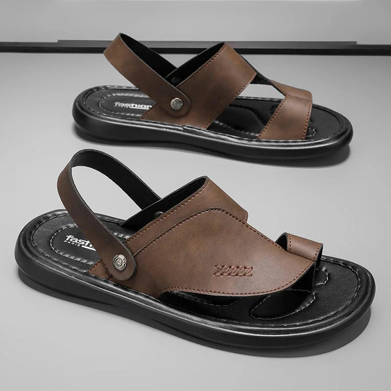 Flip Flops Mens Slippers Summer Casual Shoes Beach Sandals Outdoor Slides Walking Comfort Leather Designer Fashion Luxury