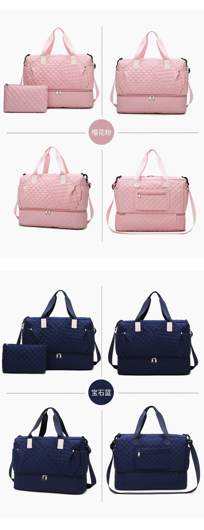 Large Capacity Travel Bags Luggage Organizer Bag Handbag Waterproof Portable Foldable Travel Clothes Storage Bag Shoulder Bags