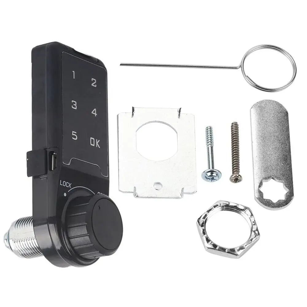 New ABS Cabinet Password Locks Home Security Digital Coded Digital Coded Lock Anti-Theft Hardware Touch Keypad Lock Cabinet