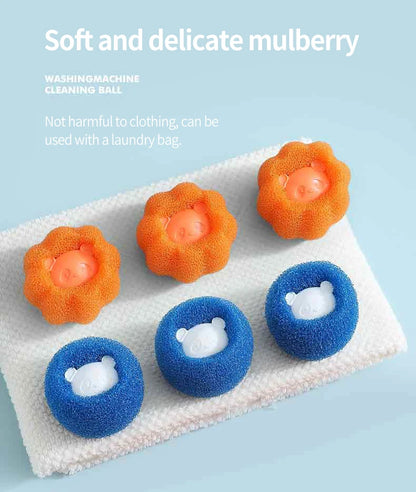 Laundry Balls Pet Hair Remover Reusable Washing Machine Lint Catcher Clothes Fluff Fur Cleaner Home Cleaning Tools
