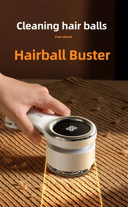 Electric Lint Remover for Clothes LCD Display USB Rechargeable Portable Hair Balls Fuzz Removers Household Fabric Shaver