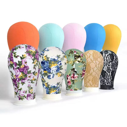 Canvas Block Head Kit Training Mannequin Wig Head Display Styling Mannequin Manikin Head Wig Stand wig head Stand