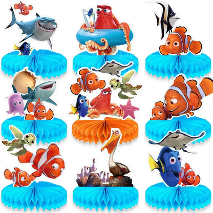Finding Nemo Birthday Party Decoration Children Party Balloons Disposable Tableware Plates Napkins Cup Tablecloth Party Supplies