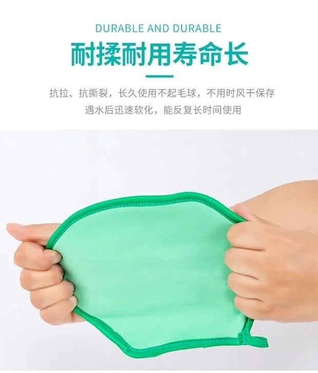 Scrubbers Exfoliating Bath Gloves Spa Towel Painless Dual-Sided Scrubbing Mitts for Back Care Sensitive Skin Toiletries