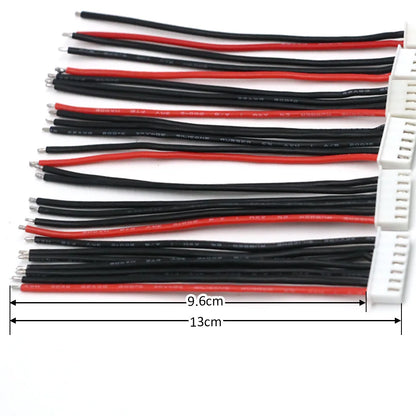 5pcs/lot 1S 2S 3S 4S 5S 6S Lipo Battery Balance Charger Cable IMAX B6 Connector Plug Wire Wholesale