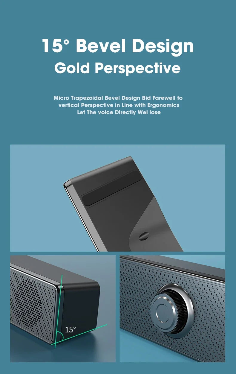 Home theater, Bluetooth speakers, USB powered wired and wireless audio panels, TV, PC, laptop, 3D audio gaming system