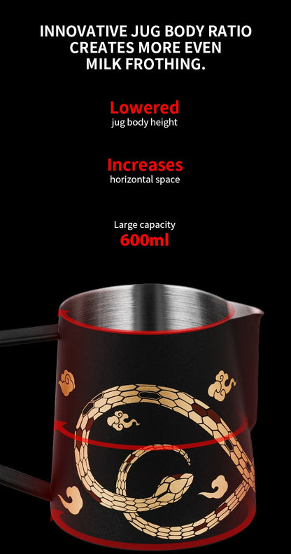 MHW-3BOMBER Coffee Milk Frothing Jug Latte Art Cup Stainless Steel Milk Frother Pitcher Jug Espresso Coffee Accessories