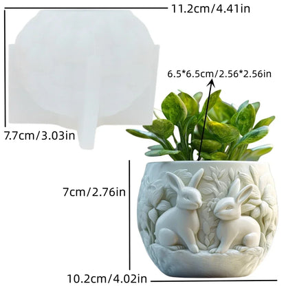 Church relief succulent plant flowerpot resin silicone mold house church storage box mold tower church cross relief gypsum molds