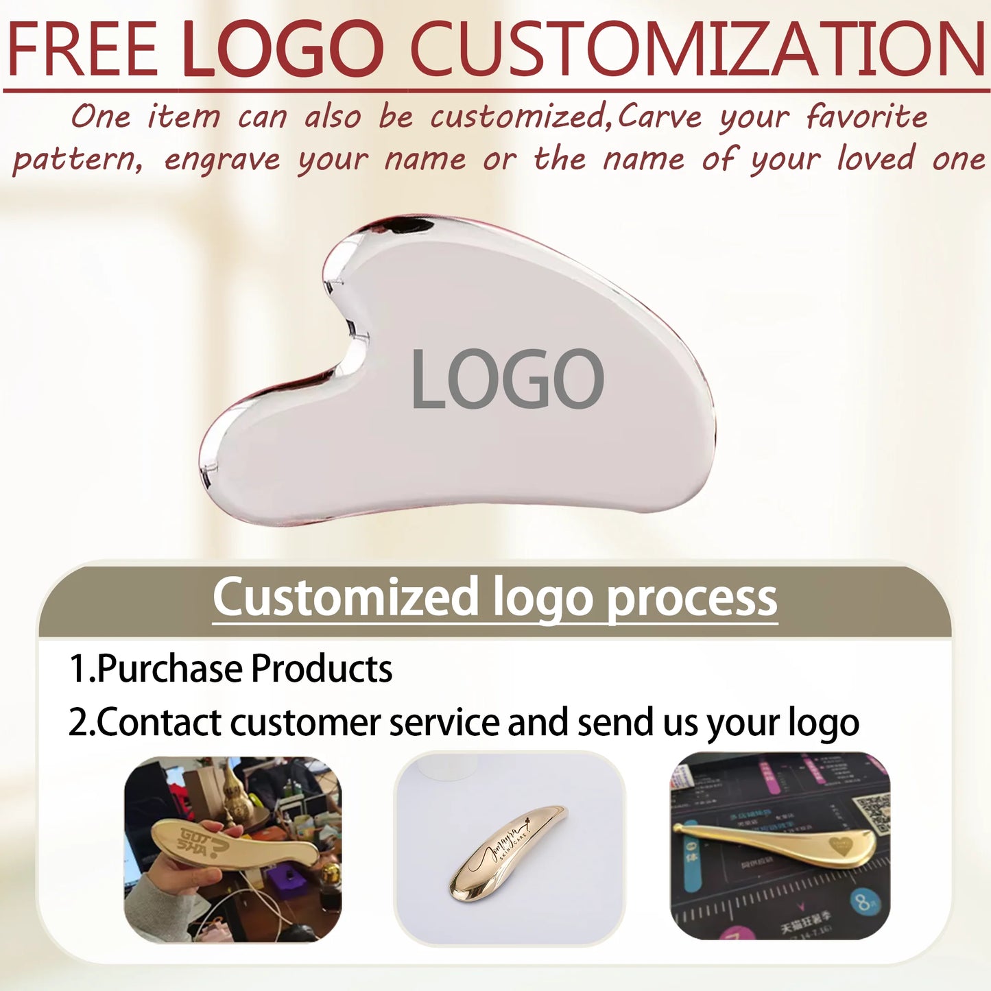 Metal Face Massage Stick Anti Wrinkle Eye Cream Applicator Mask Mixing Spatulas Scoop Eyes Massage Beauty Bar Facial Care Tool