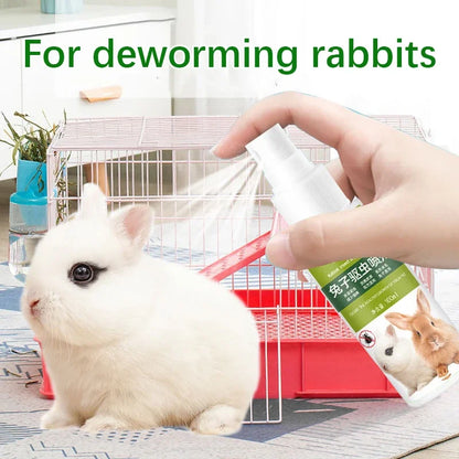 New Rabbit Supplies Complete Set Cleaning Deodorizing Pet Rabbits External Anthelmintic Spray Inhibiting Harmful Substances