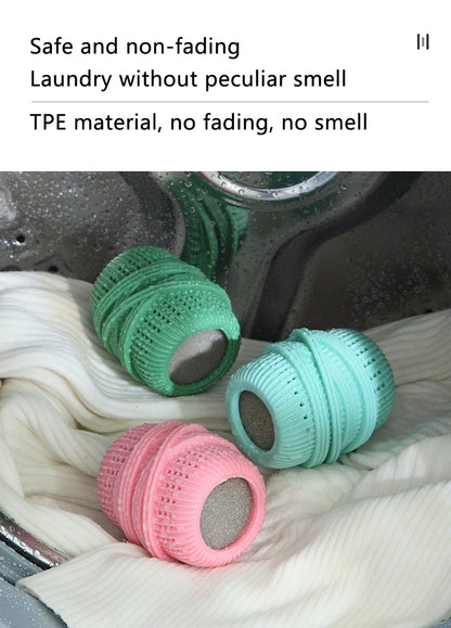 Reusable Clothes and Hair Cleaning Tool, Pet Hair Remover, Washing Machine Cat Hair Catcher, Laundry Ball, Silicone