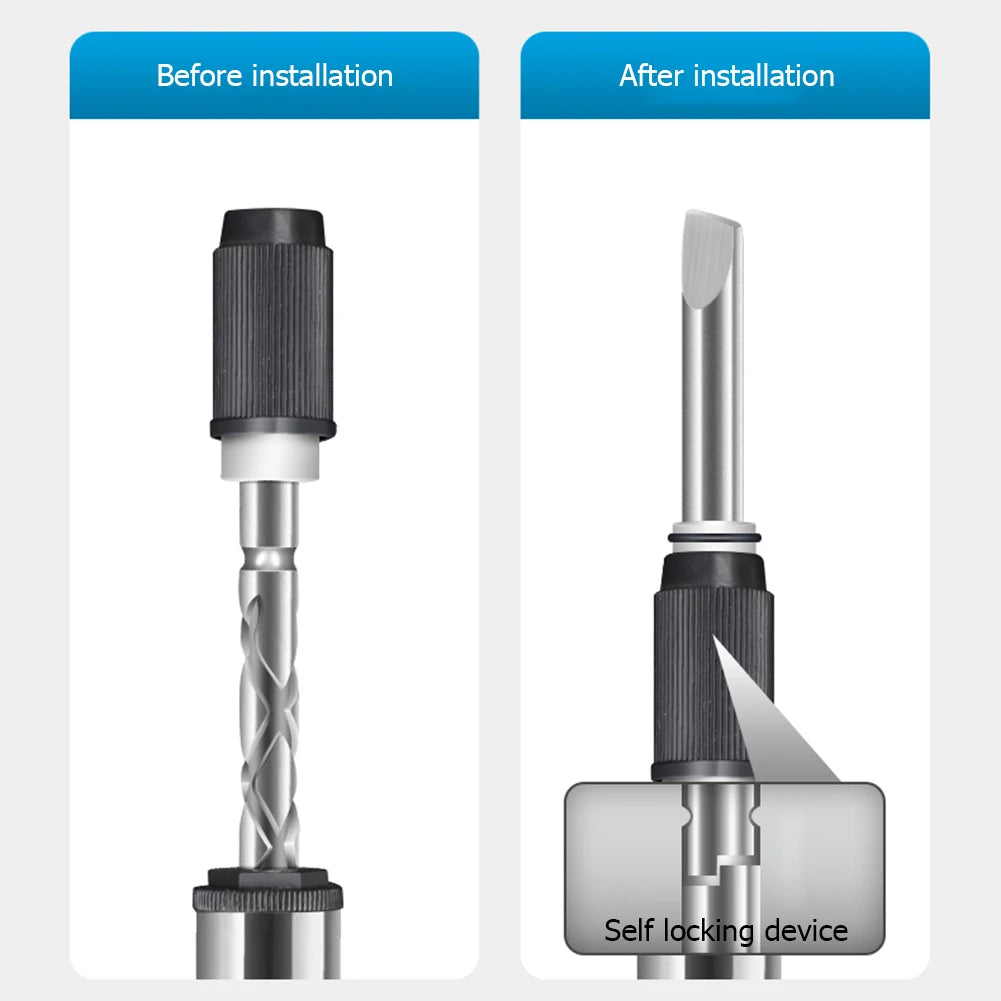 Push Pull Ratchet Screwdriver Set 6 in 1 Screw Driver Bit Multifunctional Tools