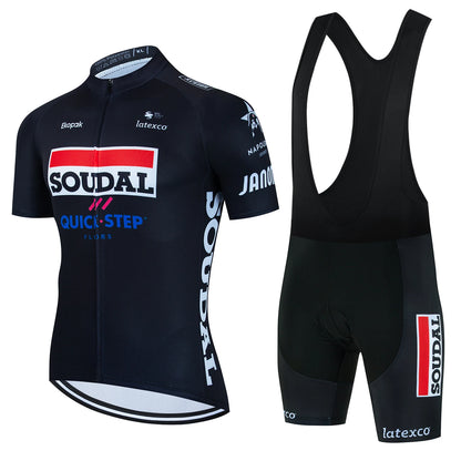 2025 Cycling Man SOUDAL Sportswear Shorts Men Mtb Men's Jacket Summer Bike Jersey Mens Clothes Clothing Blouse Uniform Road