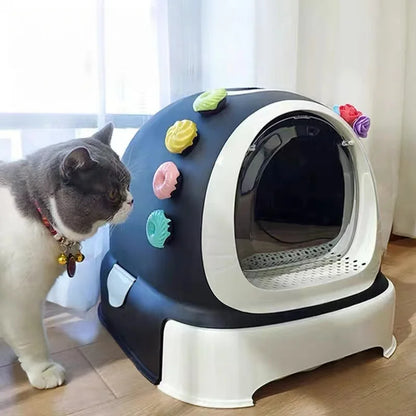 4pcs Pet litter box deodorizing donut air freshener - eliminates odors from cat litter boxes and litter boxes