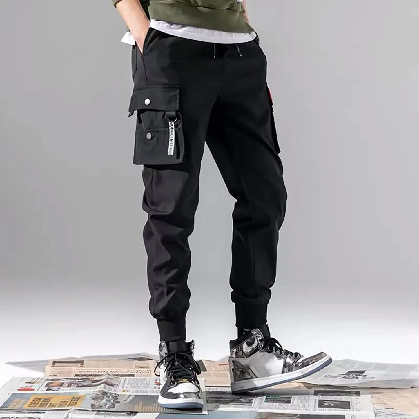 Cargo Pants for Men Mens Fashion Joggers Sports Pants Casual Cargo Pants Gym Sweatpants Trousers Mens Long Pant