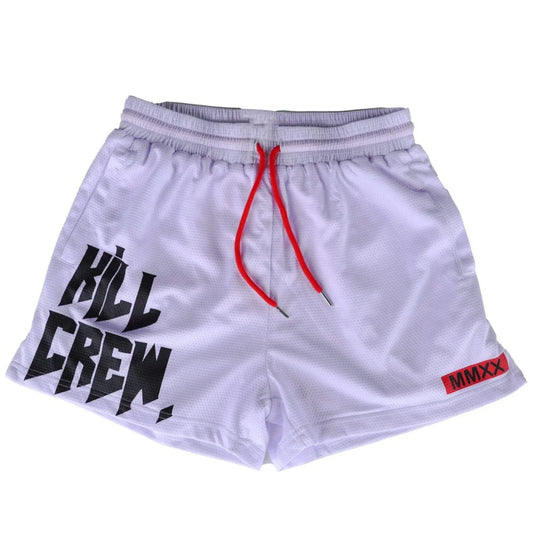 Summer Men's Running Fitness Fitness Gym Fitness Shorts Mesh Quick Dry Drawstring Beach Pants