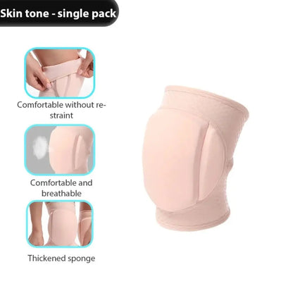 Gym Knee Pads Thickening Sponge Sports Knee Pads Yoga Brace Support Dance Knee Pads Soft Anti Collision Elastic Knee Pads Woman