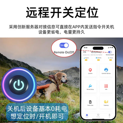 Pet GPS Tracking Locator, 4G, Global Cat and Dog, Remote Viewing App