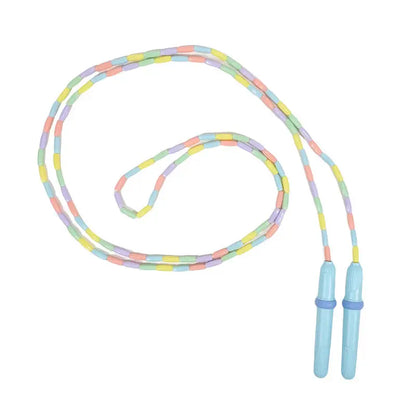 Rope Skipping Colorful Soft Beads Beaded Skipping Jump Rope For Kindergarten Pupil Choldren Beginners