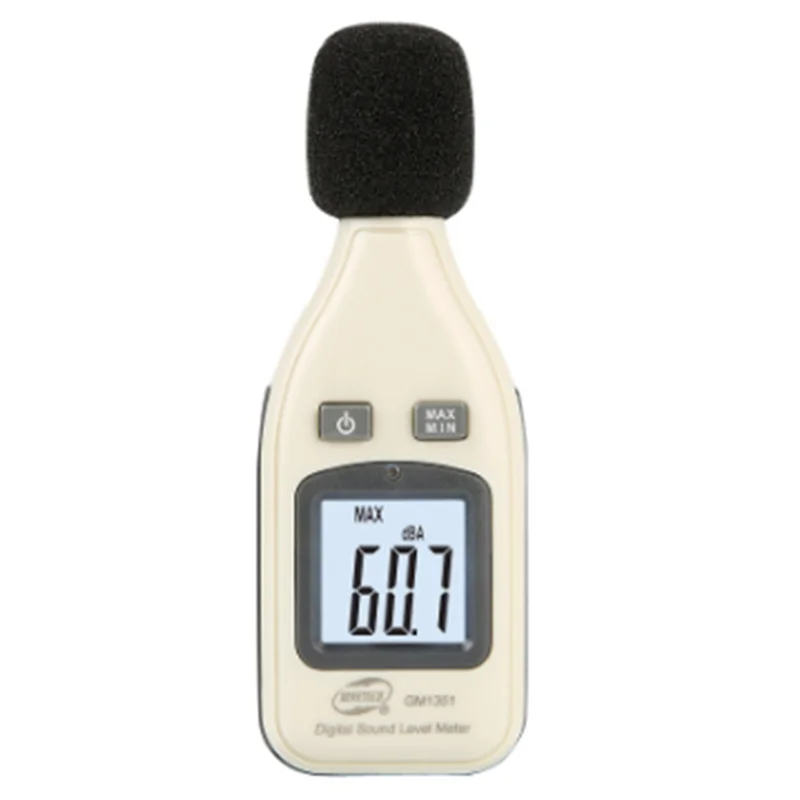 AT21-37MD Noise Measurement Device ABS Sound Pressure Level Meter Noise Meter With Wide Measuring Ranges For Home