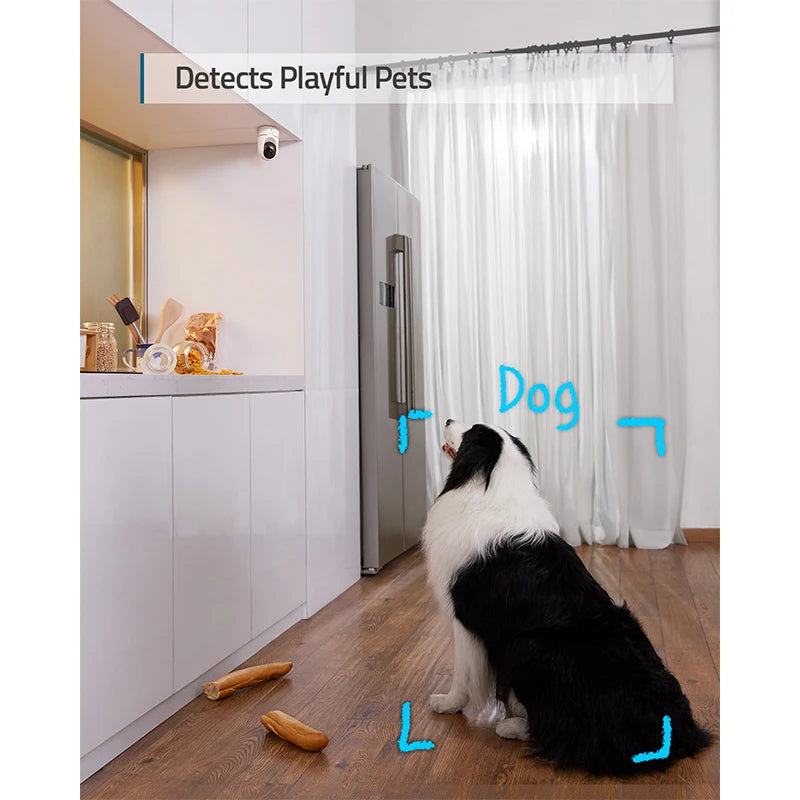 (EU stock)Eufy Security Indoor Cam 2K Indoor Security Camera Pit Pivot Security Camera