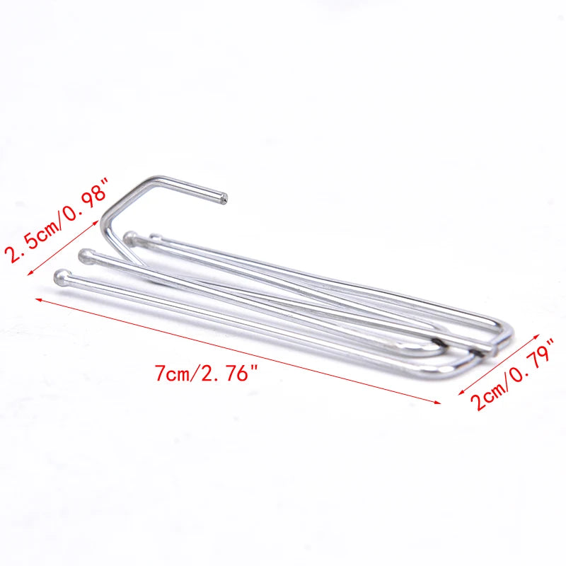 30PCS Curtain Metal Anti-rust Hooks Curtain Hanging Hooks Curtain Accessories