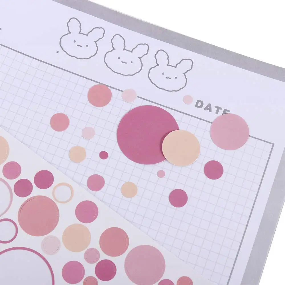 School Supplies Planner Album Self-adhesive Decorative Decals Label Stickers Stationery Stickers Diary Scrapbooking Stickers